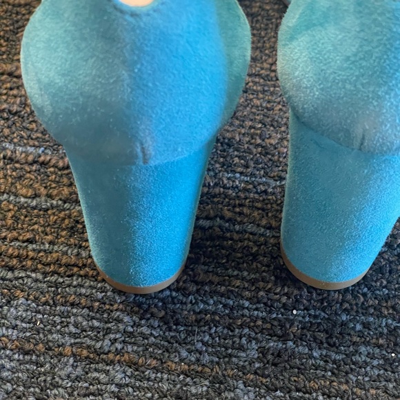 Stuart Weitzman block heel turquesa 8.5 - Picture 9 of 13